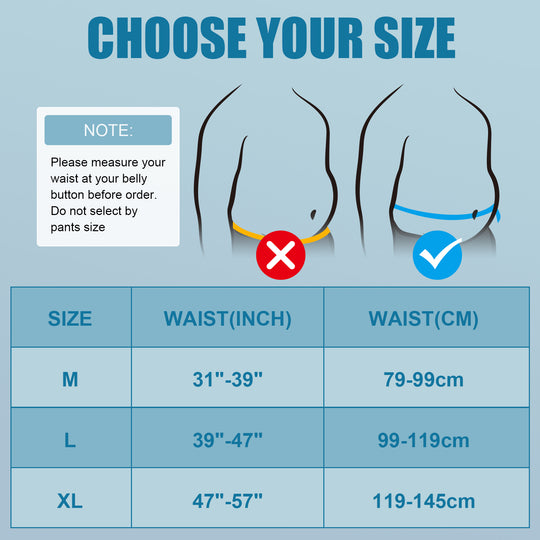 Heated Back Brace for Lower Back Pain Relief, HONGJING Compression Back Brace with Heating Pad