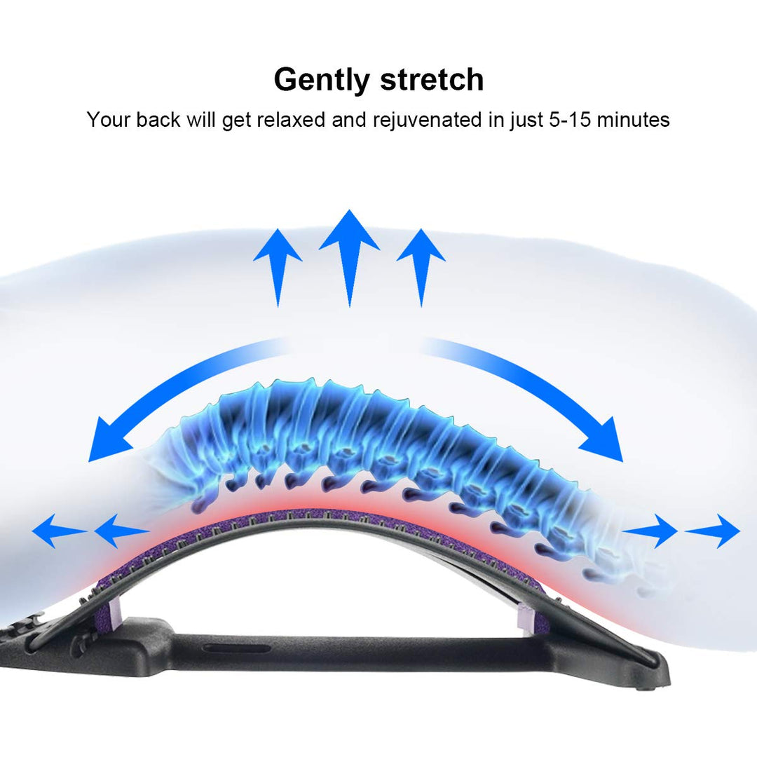 HONGJING Back Stretcher Adjustable for Lumbar Pain Relief